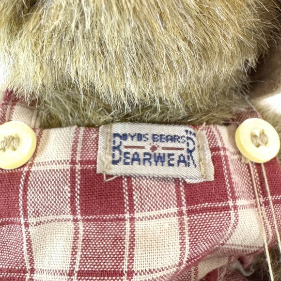 NWT Boyds Aunt Phiddy Bearburn Teddy Bear Plush Brown Jointed LTD 11" 2110/3600 - Picture 4 of 10